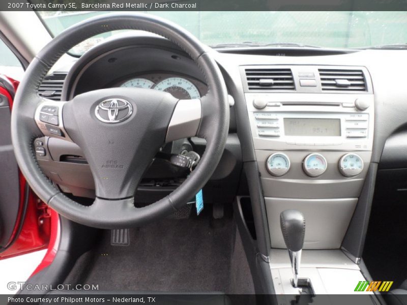 Barcelona Red Metallic / Dark Charcoal 2007 Toyota Camry SE