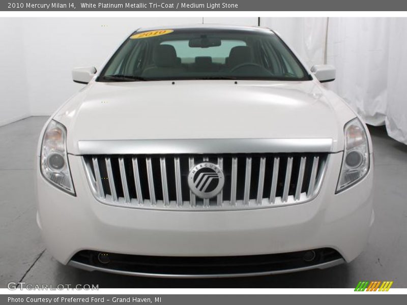 White Platinum Metallic Tri-Coat / Medium Light Stone 2010 Mercury Milan I4