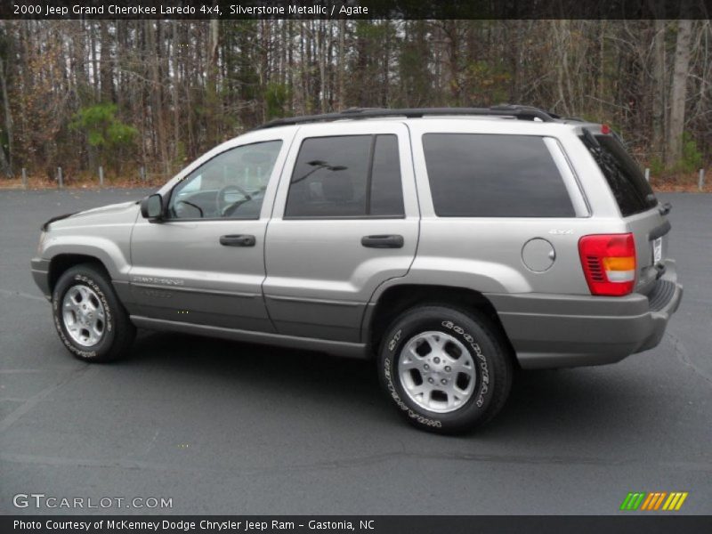 Silverstone Metallic / Agate 2000 Jeep Grand Cherokee Laredo 4x4
