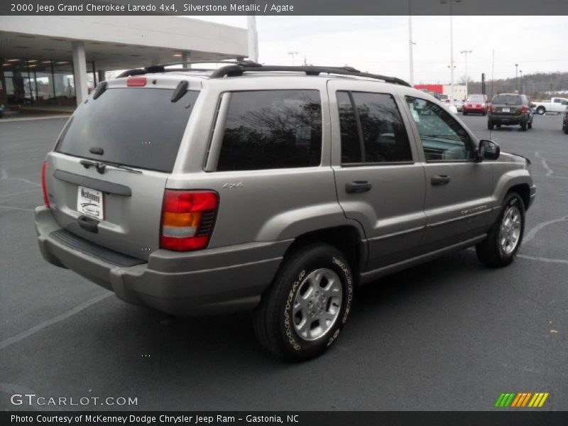 Silverstone Metallic / Agate 2000 Jeep Grand Cherokee Laredo 4x4