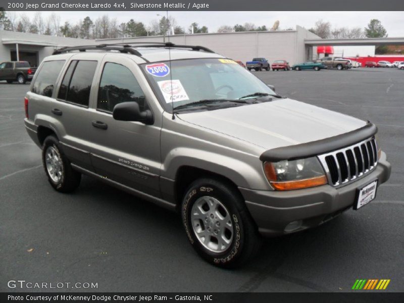 Silverstone Metallic / Agate 2000 Jeep Grand Cherokee Laredo 4x4