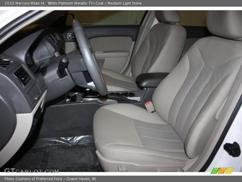 White Platinum Metallic Tri-Coat / Medium Light Stone 2010 Mercury Milan I4