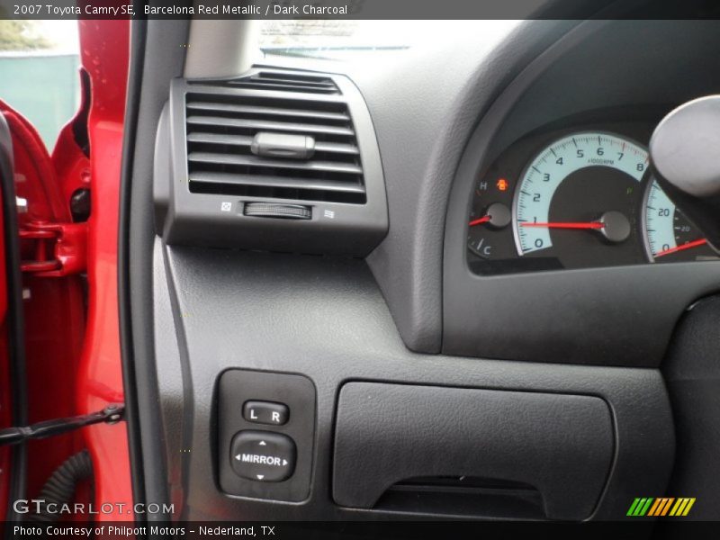 Barcelona Red Metallic / Dark Charcoal 2007 Toyota Camry SE