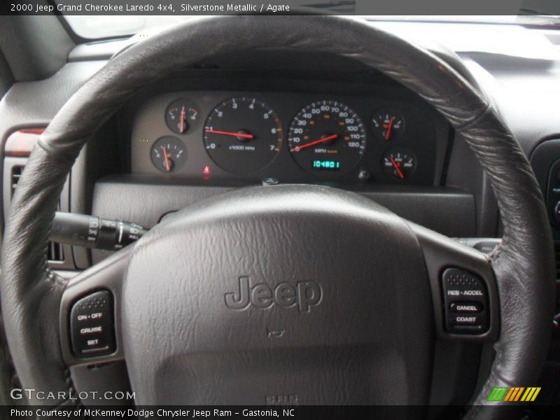 Silverstone Metallic / Agate 2000 Jeep Grand Cherokee Laredo 4x4