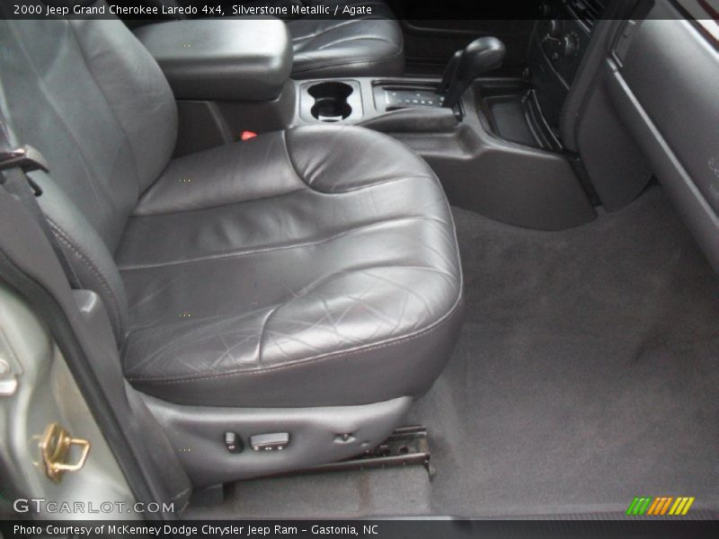 Silverstone Metallic / Agate 2000 Jeep Grand Cherokee Laredo 4x4