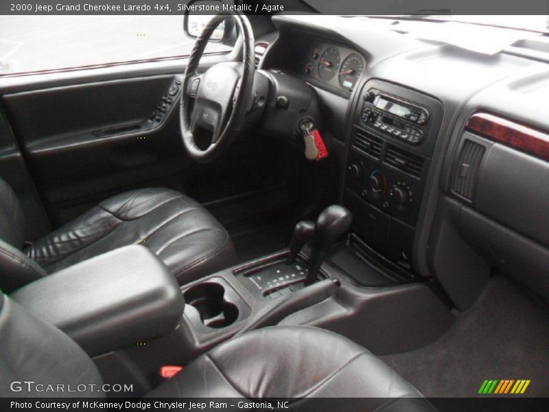 Silverstone Metallic / Agate 2000 Jeep Grand Cherokee Laredo 4x4