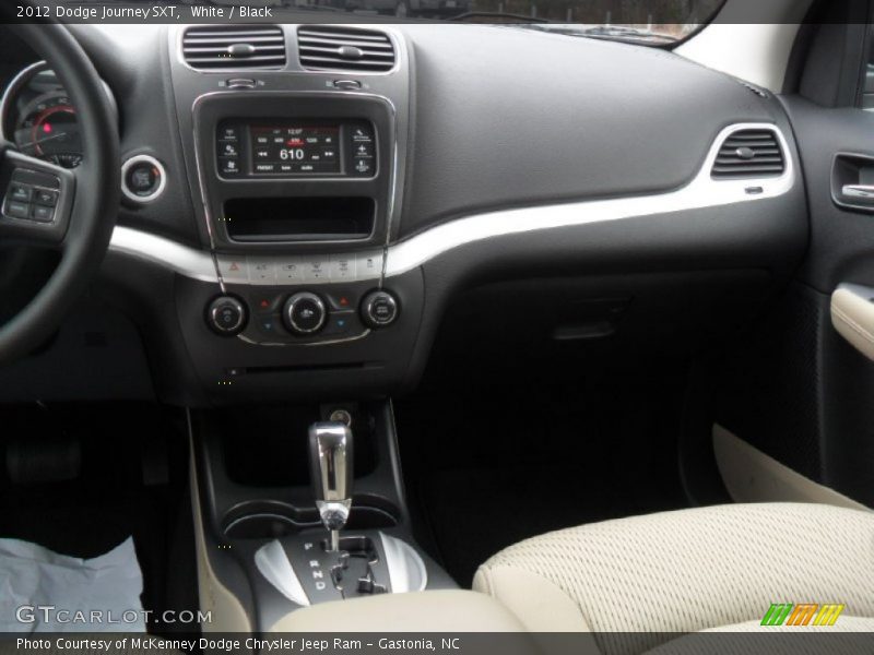 White / Black 2012 Dodge Journey SXT