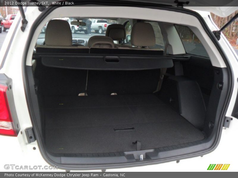 White / Black 2012 Dodge Journey SXT