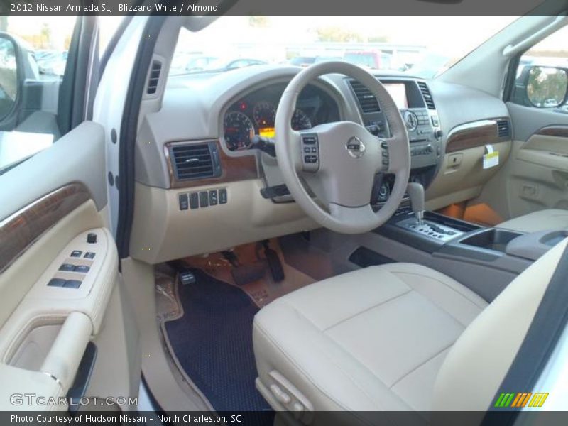 Blizzard White / Almond 2012 Nissan Armada SL