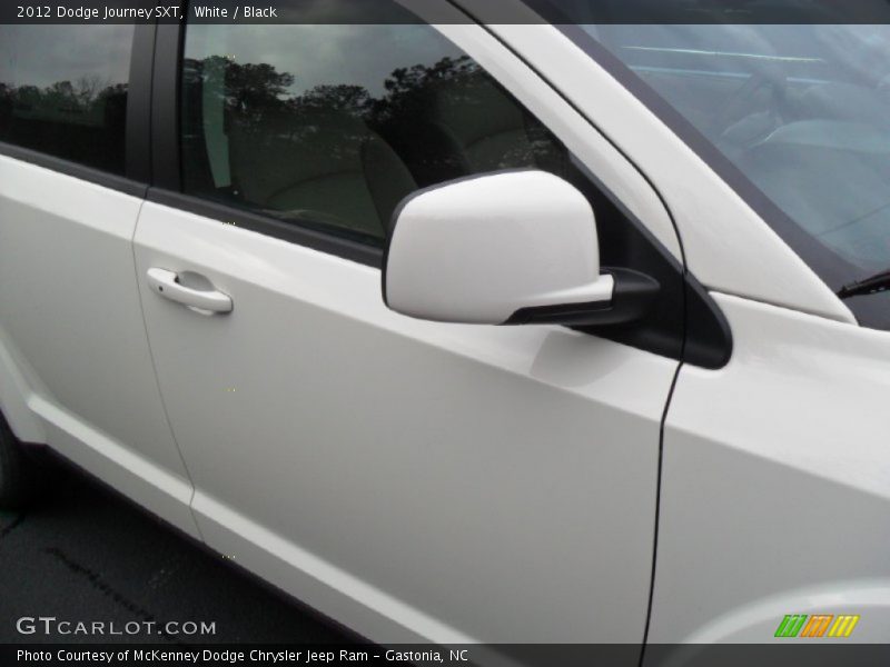 White / Black 2012 Dodge Journey SXT