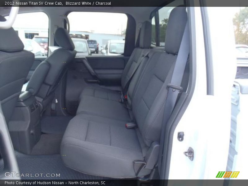 Blizzard White / Charcoal 2012 Nissan Titan SV Crew Cab