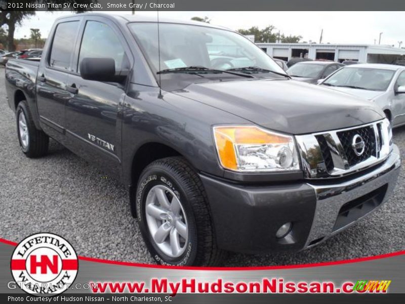 Smoke Gray / Charcoal 2012 Nissan Titan SV Crew Cab