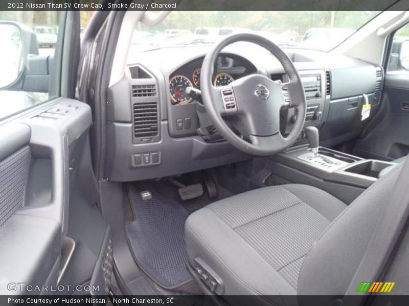  2012 Titan SV Crew Cab Charcoal Interior