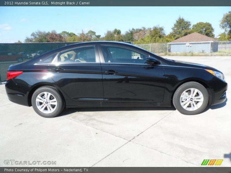 Midnight Black / Camel 2012 Hyundai Sonata GLS