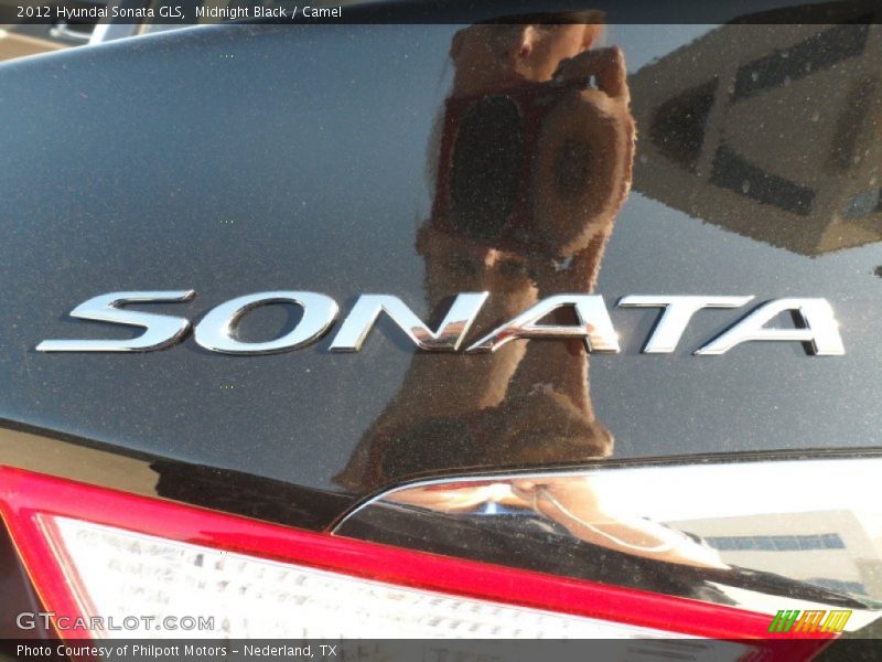 Midnight Black / Camel 2012 Hyundai Sonata GLS