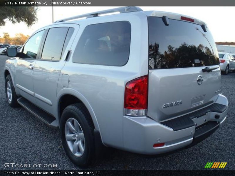 Brilliant Silver / Charcoal 2012 Nissan Armada SV