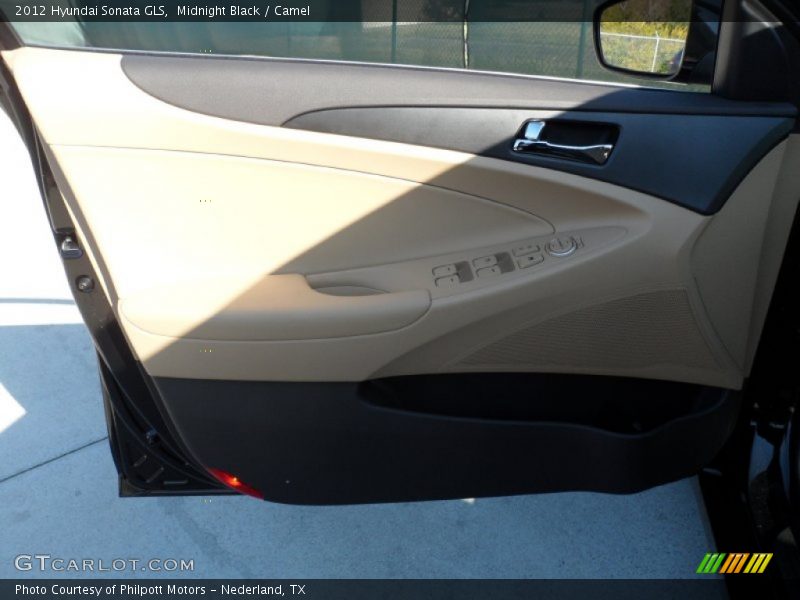 Midnight Black / Camel 2012 Hyundai Sonata GLS