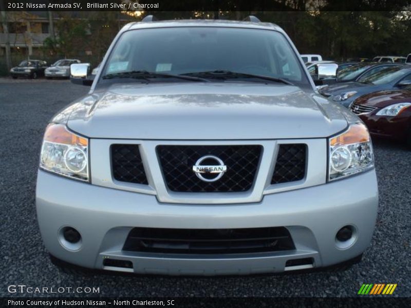Brilliant Silver / Charcoal 2012 Nissan Armada SV