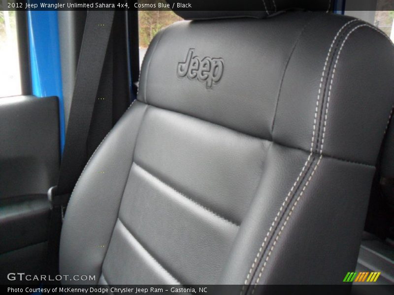 Cosmos Blue / Black 2012 Jeep Wrangler Unlimited Sahara 4x4