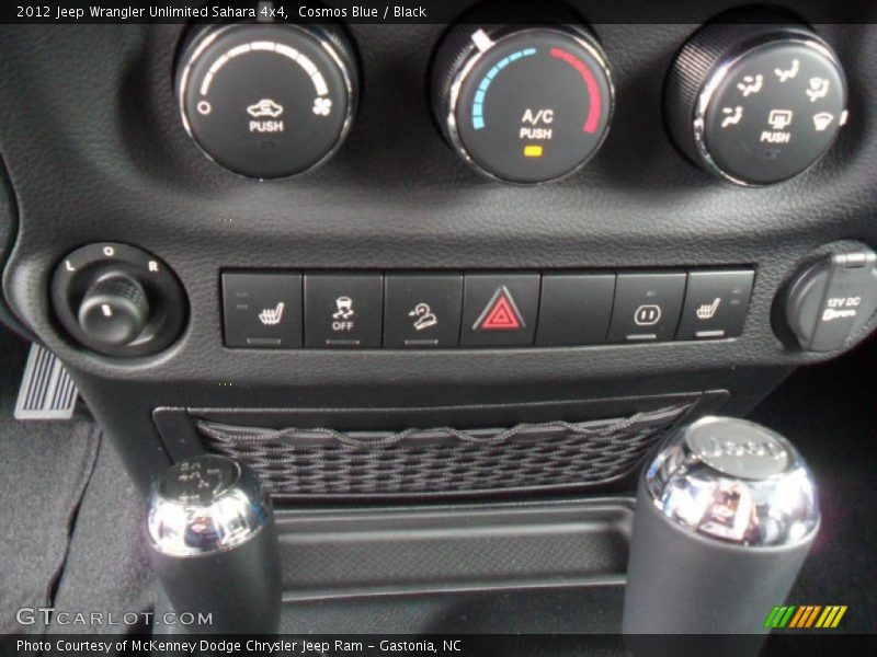 Cosmos Blue / Black 2012 Jeep Wrangler Unlimited Sahara 4x4
