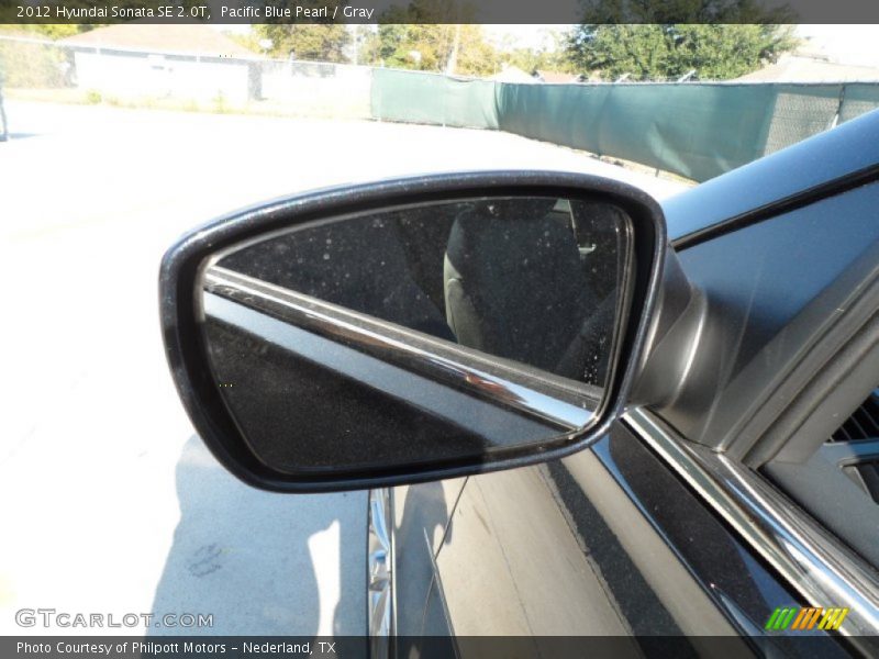Pacific Blue Pearl / Gray 2012 Hyundai Sonata SE 2.0T