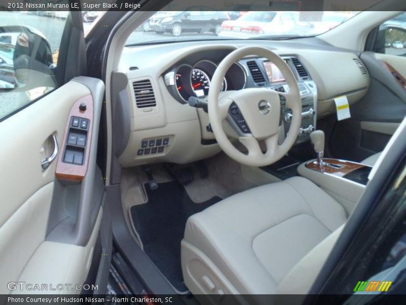 Super Black / Beige 2012 Nissan Murano LE