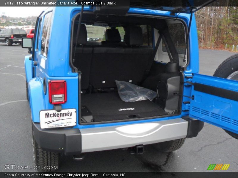 Cosmos Blue / Black 2012 Jeep Wrangler Unlimited Sahara 4x4
