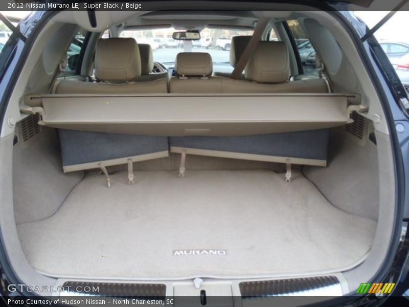 Super Black / Beige 2012 Nissan Murano LE