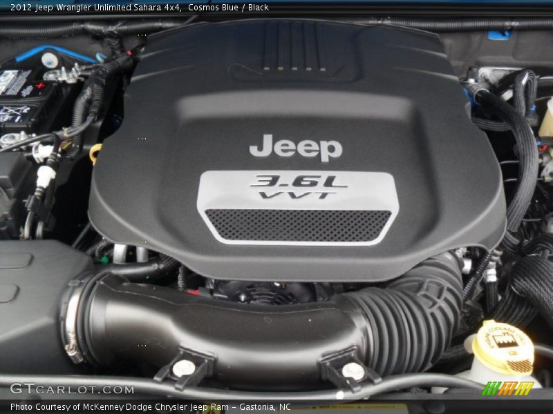 Cosmos Blue / Black 2012 Jeep Wrangler Unlimited Sahara 4x4