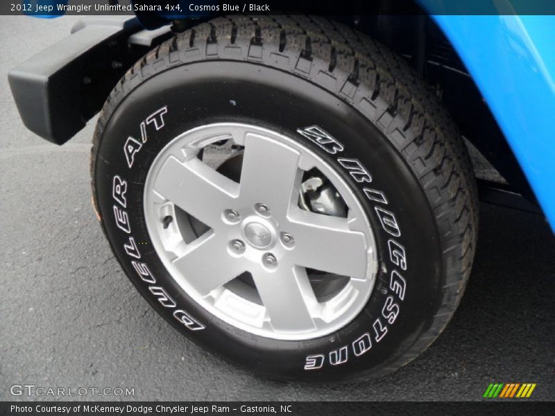 Cosmos Blue / Black 2012 Jeep Wrangler Unlimited Sahara 4x4