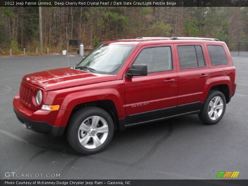 Deep Cherry Red Crystal Pearl / Dark Slate Gray/Light Pebble Beige 2012 Jeep Patriot Limited