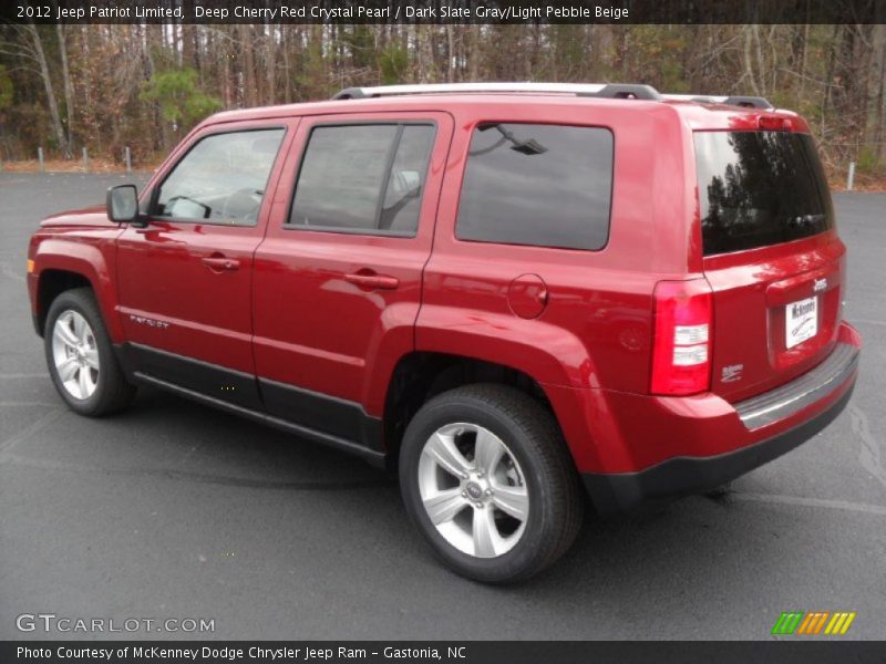 Deep Cherry Red Crystal Pearl / Dark Slate Gray/Light Pebble Beige 2012 Jeep Patriot Limited