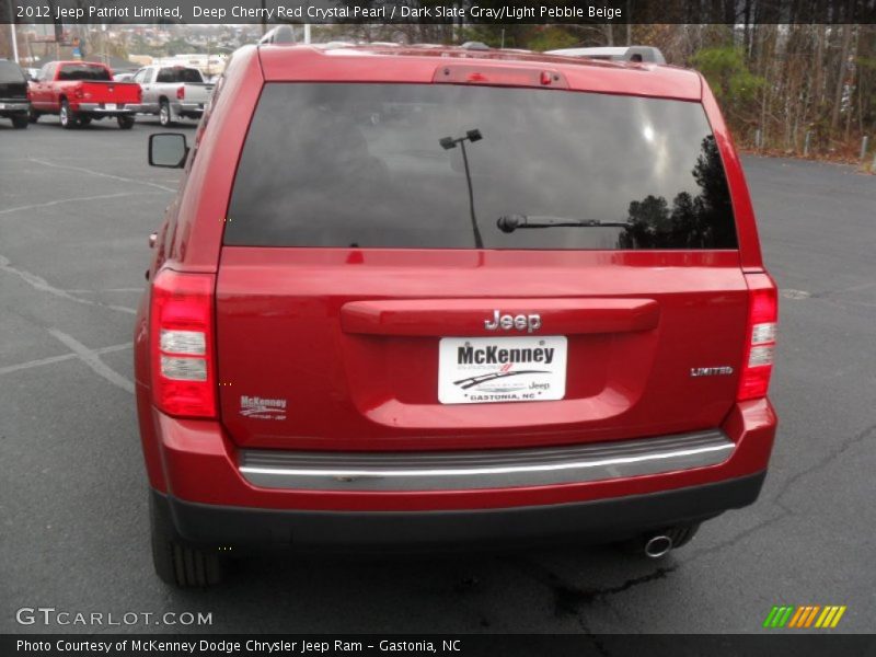 Deep Cherry Red Crystal Pearl / Dark Slate Gray/Light Pebble Beige 2012 Jeep Patriot Limited
