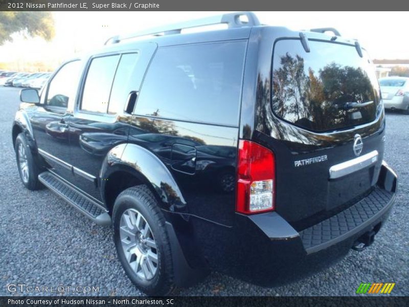 Super Black / Graphite 2012 Nissan Pathfinder LE