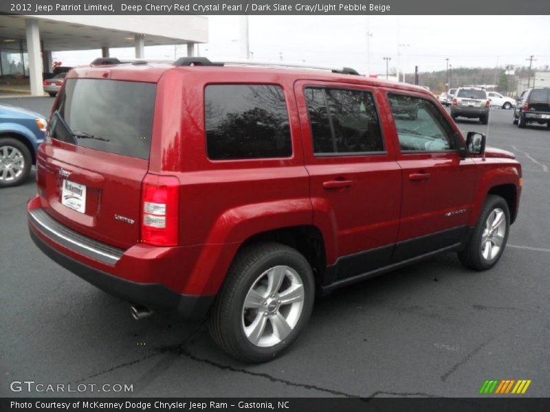Deep Cherry Red Crystal Pearl / Dark Slate Gray/Light Pebble Beige 2012 Jeep Patriot Limited
