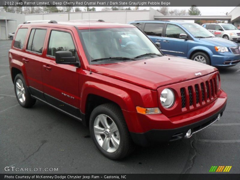 Deep Cherry Red Crystal Pearl / Dark Slate Gray/Light Pebble Beige 2012 Jeep Patriot Limited