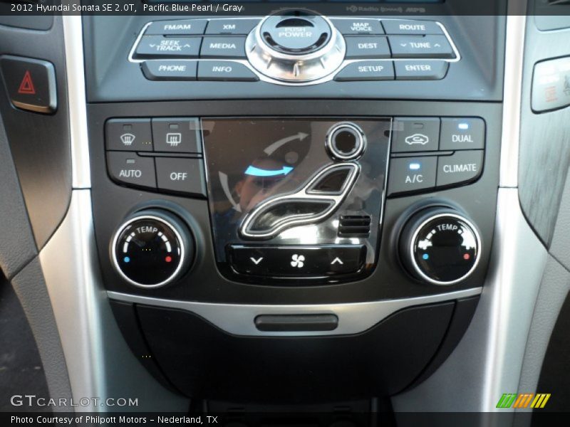 Controls of 2012 Sonata SE 2.0T