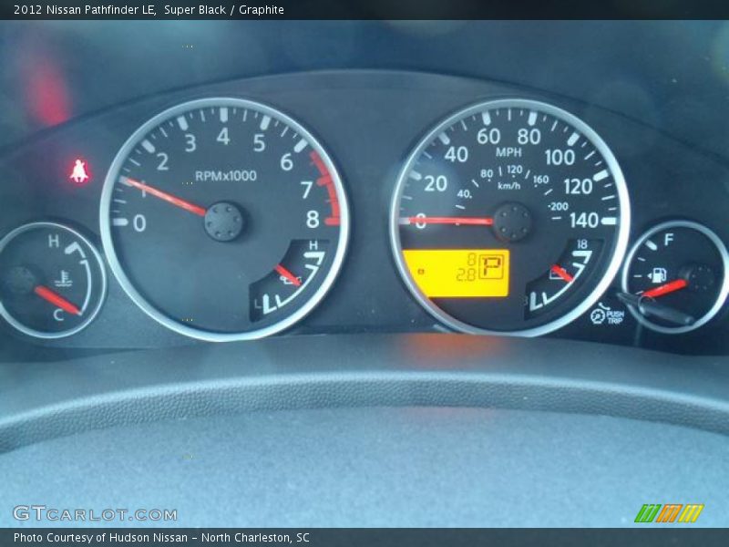 Super Black / Graphite 2012 Nissan Pathfinder LE