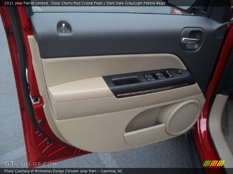 Deep Cherry Red Crystal Pearl / Dark Slate Gray/Light Pebble Beige 2012 Jeep Patriot Limited