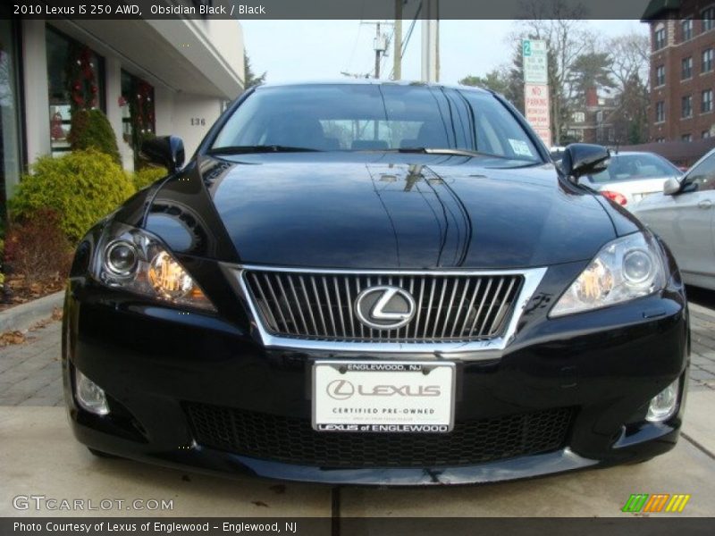 Obsidian Black / Black 2010 Lexus IS 250 AWD