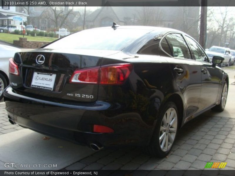 Obsidian Black / Black 2010 Lexus IS 250 AWD