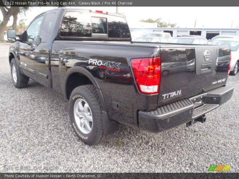 Galaxy Black / Pro 4X Charcoal 2012 Nissan Titan Pro-4X King Cab 4x4