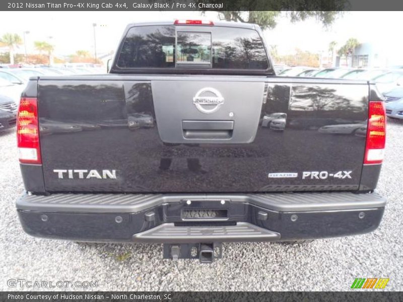 Galaxy Black / Pro 4X Charcoal 2012 Nissan Titan Pro-4X King Cab 4x4