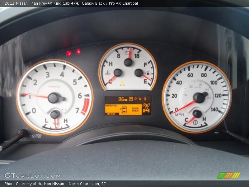 2012 Titan Pro-4X King Cab 4x4 Pro-4X King Cab 4x4 Gauges