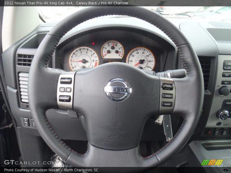  2012 Titan Pro-4X King Cab 4x4 Steering Wheel