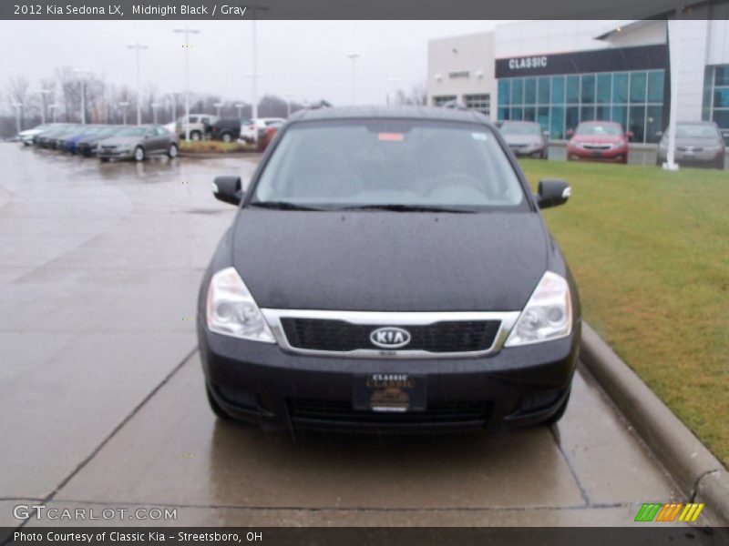 Midnight Black / Gray 2012 Kia Sedona LX