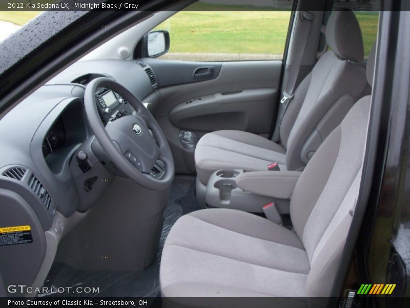 Midnight Black / Gray 2012 Kia Sedona LX