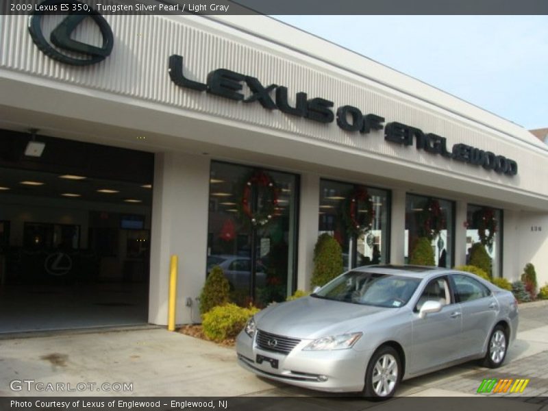 Tungsten Silver Pearl / Light Gray 2009 Lexus ES 350