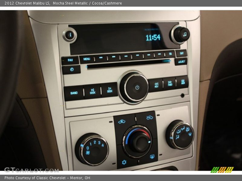 Mocha Steel Metallic / Cocoa/Cashmere 2012 Chevrolet Malibu LS