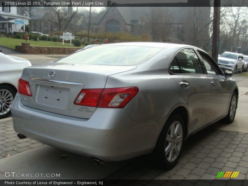 Tungsten Silver Pearl / Light Gray 2009 Lexus ES 350